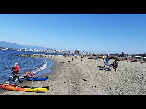 Vancouver Beach Walking Tour | Jericho Beach Park | Ocean View