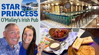 O’Malley’s Irish Pub 🍀 Star Princess Inaugural Cruise – Food, Drinks & Irish Vibes!