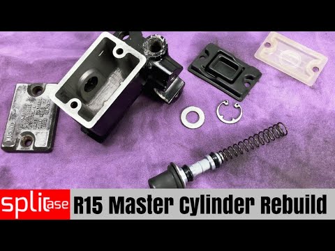 YAMAHA YZF R15 V2 FRONT BRAKE MASTER CYLINDER REBUILD | SPLITCASE