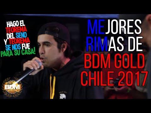 Las MEJORES RIMAS de BDM GOLD CHILE (2017) | Batallas de Gallos
