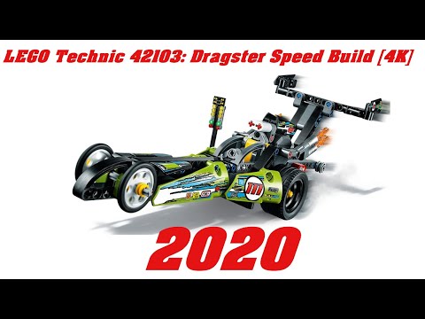 LEGO Technic 42103: Dragster Speed Build & Review [4K]