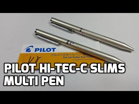 Pilot Hi-Tec-C Slims 2 Color 0.4mm Gel Ink Multi Pen