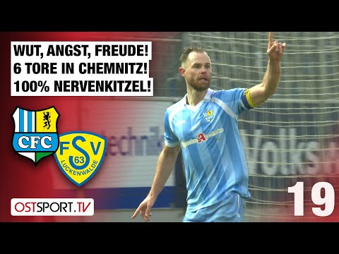 ANGER, FEAR, JOY! 6 GOALS guarantee 100% THRILLS: Chemnitz - FSV | Regionalliga Nordost