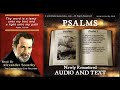 19 New | Book of Psalms | Read by Alexander Scourby | AUDIO & TEXT | FREE on YouTube | GOD IS LOVE!