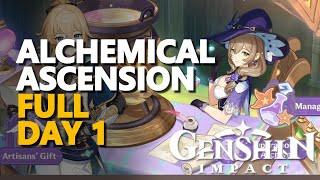 Alchemical Ascension Day 1 Genshin Impact Full Event