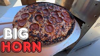 Big Horn Outdoors Review - Making a pizza on the Big Horn