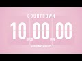 10 Hour Countdown Timer Flip Clock With Simple Beeps