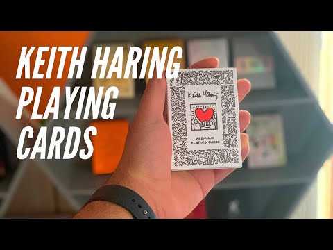 Keith Haring playing cards