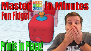 Create an Epic Print in Place Fidget Cube Master Tinkercad in Minutes