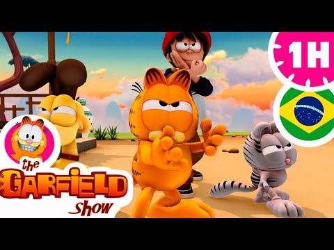 🍜 Garfield na china ! 🍜 - episódios completos em português