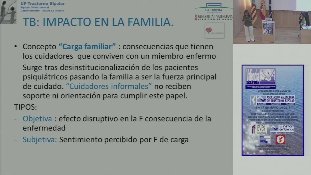 Los familiares ante la convivencia con la  Enfermedad Bipolar.