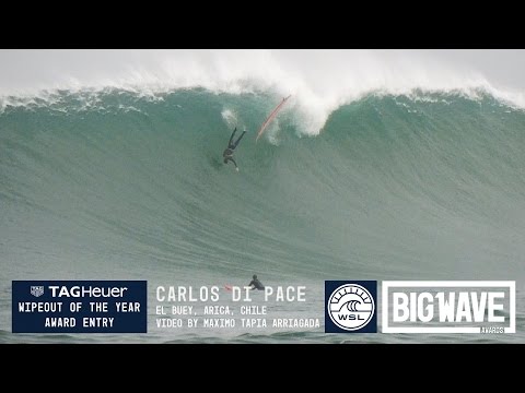 Carlos Di Pace at El Buey - 2016 TAG Heuer Wipeout Entry - WSL Big Wave Awards