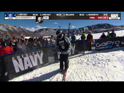 Gus Kenworthy lands triple in Slopestyle - Winter X Games