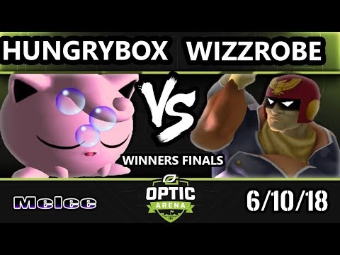 OpTic Arena 2018 SSBM - Liquid | Hungrybox (Jigglypuff) Vs. Wizzrobe (Falcon) Smash Melee WF