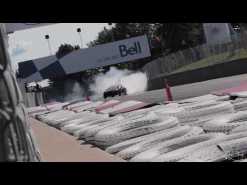 Alex Gosselin Leading Francis Tassé - Formula Drift Canada Round 3 2015