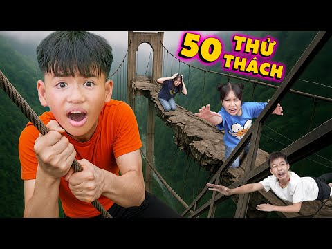 Overcoming 50 Super Difficult Challenges - Part 2 | Min Min TV Minh Khoa