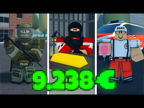 GELD FARMEN mit ALLEN JOBS in Notruf Hamburg 🤑