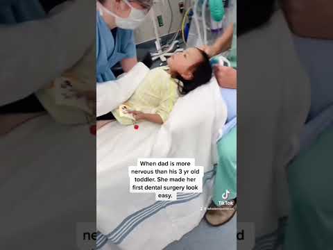 Brave Toddler In Dental Surgery #Shorts
