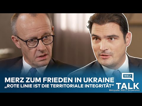 WELT TALK SPEZIAL: Kanzler Friedrich Merz äußert sich zur Ukraine und dem Renten-Streit mit der SPD