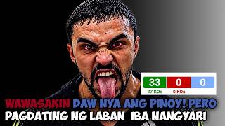 WAWASAKIN DAW NYA ANG PINOY! PERO PAG DATING NG LABAN IBA NANGYARI | boxing latest fight