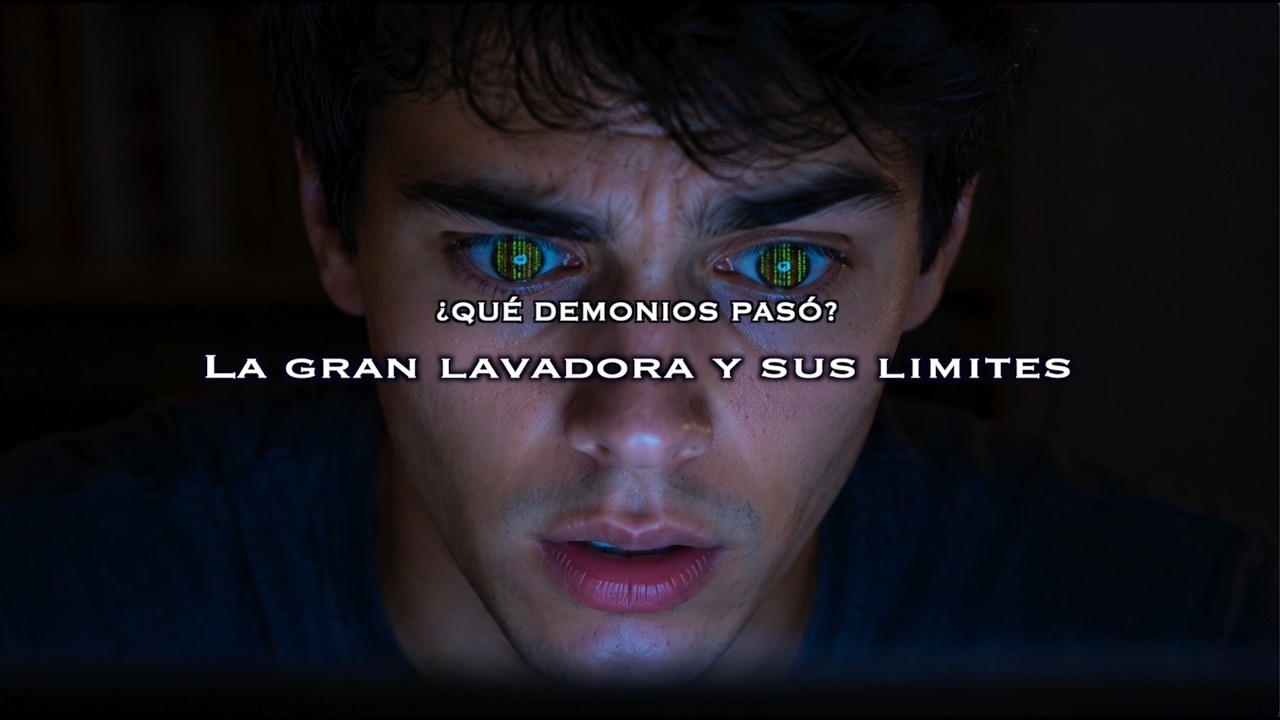 CAP 3 LA GRAN LAVADORA Y SUS LIMITES  - SERIE ¿ QUÉ DEMONIOS PASÓ?