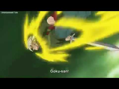 Black Goku uses instant transmission on Goku