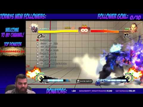 Ultra Street Fighter 4 - Oni trials completion in real time