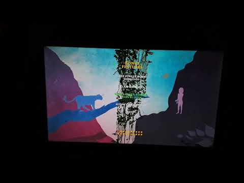 The Jungle Book 2016 Blu-ray menu walkthrough