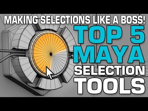 Maya 2017 3d Modeling Tutorial: My Top 5 Selection Tools