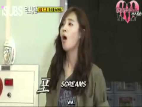 SNSD YulSic - When Yul saw Sica's kiss scene.