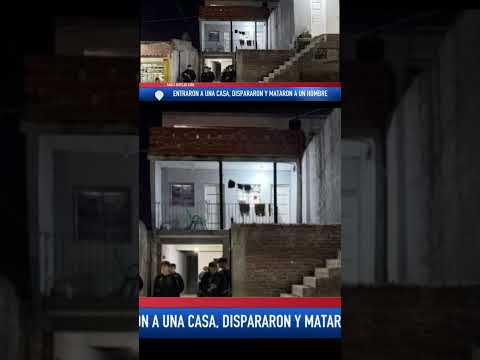 Entraron a una vivienda dispararon y mataron a un hombre. Santa Matilde al 4300