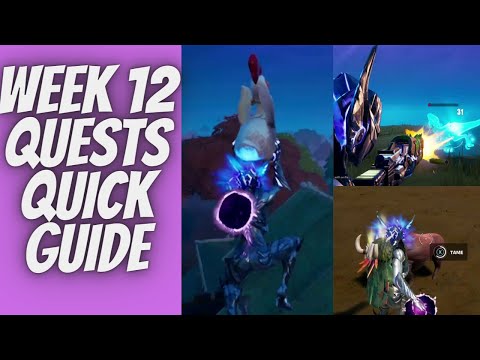 Fortnite All *LEAKED* Week 12 Legendary & Epic Quests(Challenges) Quick Guide -Season 6 Chapter 2