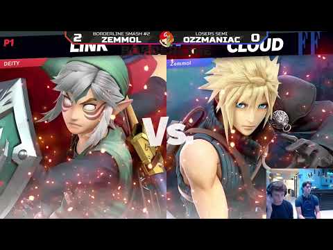 BORDERLINE SMASH #2 | Ozzmaniac (Link) Vs. Zemmol (Cloud) - Loser's Semi Final