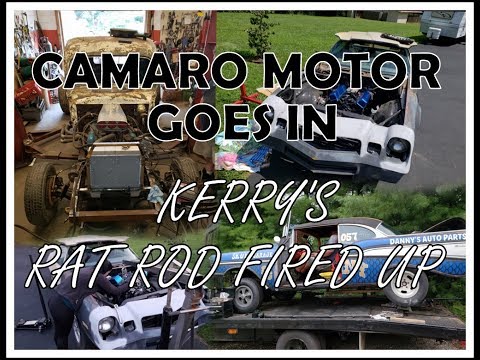 SKULL GARAGE 2019 (EP.26) CAMARO ENGINE IN,KERRY FOX FIRES THE RAT ROD