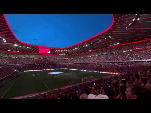 FC Bayern München - Real Madrid Champions League 23/24 Mannschaftsaufstellung + Mia san die Bayern