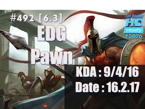 16.2.17 LPL EDG Pawn Mid Lane Pantheon(vs Lulu) Kr high Elo Solo Q [1080p]#492