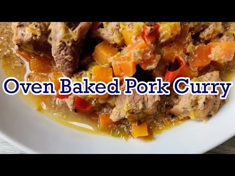 Oven Baked Pork Curry