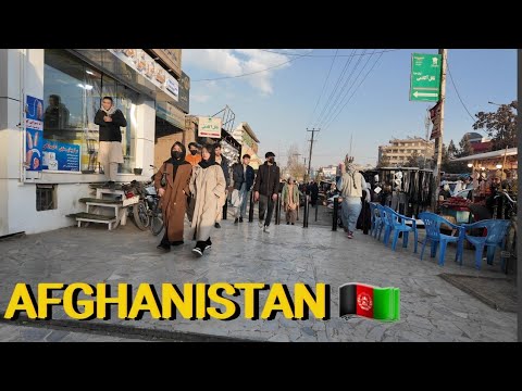 Walking in Kabul 4K – Sunset to Night Walk in Dasht-e-Barchi (Peaceful Streets)