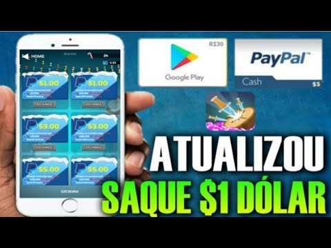 Atualizou! Pegue Seus Gifts Cards Saque Mínimo de $1 Dólar \Money no Paypal/