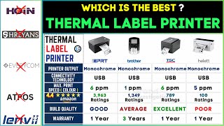🖨️ Best Thermal Label Printer 2024 | Top Reviews