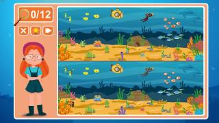 Viki Spotter: Undersea, Level 22 Walkthrough, 1080p/60FPS.