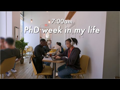 Week in the life of a medical PhD student | 7am mornings, daily routine