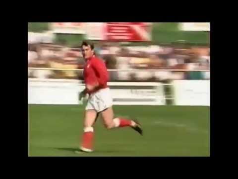 Gareth Rees kicks penalty to beat England in 1993