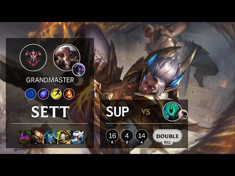 Sett Support vs Thresh - EUW Grandmaster Patch 10.25