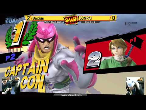 PSTS9 - Baxius (Link/Kirby) vs S3NPAI (Rosa/Falcon)  - Losers Semifinals -Sm4sh Singles