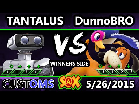 S@X Customs - VGBC | Tantalus (ROB) Vs. DunnoBro (Duck Hunt) SSB4 Tournament - Smash 4