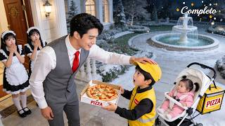 Niño entrega comida al CEO en noche para cuidar a hermana enferma—¡Giro!CEO es su padre biológico!