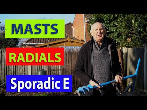 WINTER ANTENNA WORK - Masts, Radials & Sporadic E