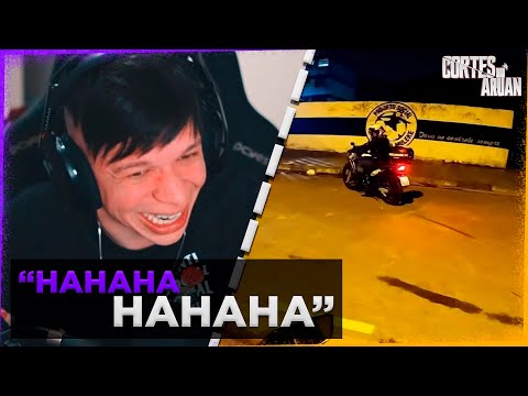 ARUAN REAGE A ENQUADROS DE MOTO (XRACING) PARTE 9 - Cortes do Aruan