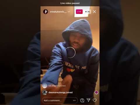 “Sneaky bandz plays unreleased Cruddy murda and another Yo diss song 🤯‼️”